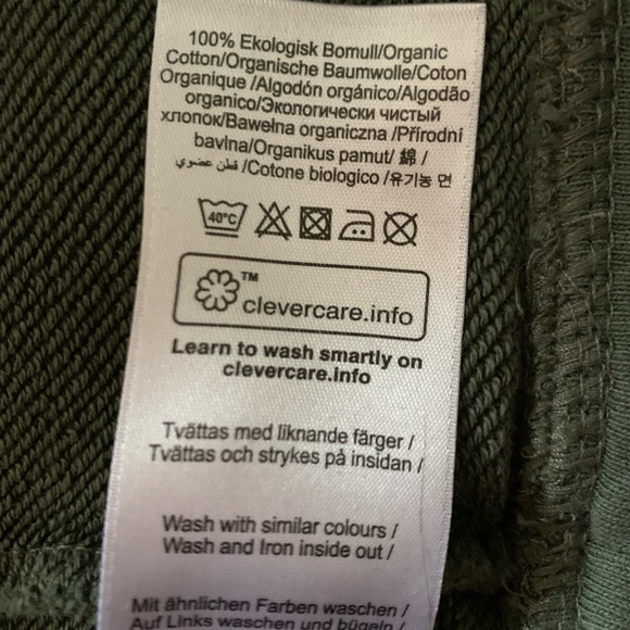 NWT 100% Organic cotton unisex classic hoodie Peak Performance Sweden S/men M/w - Picture 8 of 9